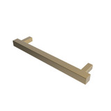 Amba i20SQ.SB Modello i Square Hardwired Single Bar Towel Warmer - 20" Long - 10 Watt - Satin Brass
