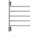 Amba Swivel Bar Hardwired & Plug-in Combo Towel Warmer Unit with 5 Bars - Polished Stainless - SB5-P