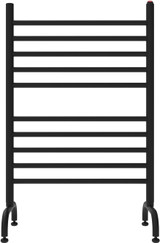 Amba SAFSMB-24 Solo 24" Freestanding 10 Bar Towel Warmer - Matte Black