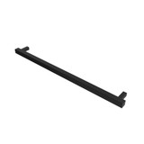 Amba Modello i Square 40" Hardwired Single Bar Towel Warmer - 40" Long - 20 Watt - Matte Black - i40SQ.MB