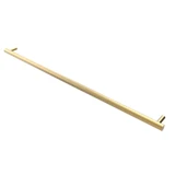 Amba Modello i Round 59" Hardwired Single Bar Towel Warmer - Satin Brass - 59" Long - 30 Watt - i59RO.SB