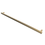 Amba i59SQ.SB Modello i Square 59" Hardwired Single Bar Towel Warmer - Satin Brass - 59" Long - 30 Watt