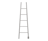 Amba ASP Jeeves Model A Ladder 5 Bar Hardwired Drying Rack in Polished