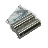 Amba Round Bracket Pack (qty2) for Antus, Sirio & Modello i - Brushed Stainless - AE-BPR2-B