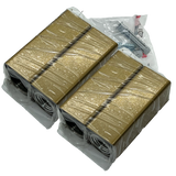 Amba AE-BPS4-BB Square Bracket Pack (qty4) for Quadro, Vega & Modello i - Brushed Bronze