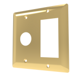 Amba AJ-DGP-PG Double Gang Plate - Polished Gold