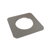 Amba AE-1S-B 1mm Square Spacer (qty. 2) for use with Quadro or Vega collections - Brushed