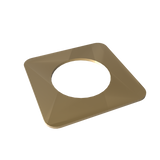 Amba AE-1S-SB 1mm Square Spacer (qty. 2) for use with Quadro or Vega collections - Satin Brass