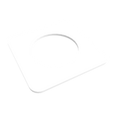 Amba AE-1S-W 1mm Square Spacer (qty. 2) for use with Quadro or Vega collections - White