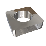 Amba AE-10S-P 10mm Square Spacer (qty. 2) for use with Quadro or Vega collections - Polished
