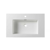 Blossom Acrylic Top-Mount Bathroom Vanity Sink & Counter Top 30" W x 18" D- White - A10 3018 25