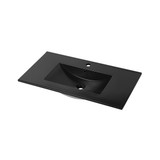 Blossom Ceramic Bathroom Vanity Sink 36" W x 18" D with Counter Top - Matte Black - C04 3618 MB