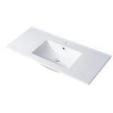 Blossom Ceramic Bathroom Vanity Sink 48" W x 18" D with Counter Top  - White - C04 4818 S