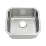 Oakland 18" X 18" Square Undermount Premium Stainless Steel Single Bowl Kitchen Sink - KSU18188