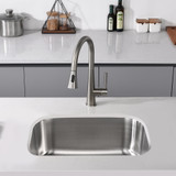 Oakland 23" X 18" x 9" Undermount Stainless Steel Single Bowl Kitchen Sink - KSU23189B