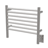 Amba Jeeves Model H Straight 16" Wide 7 Bar Hardwired Towel Warmer in Polished Stainless - HSP-16