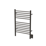 Amba Jeeves Model E Straight 12" Wide 12 Bar Hardwired Towel Warmer in Oil Rubbed Bronze - ESO-12