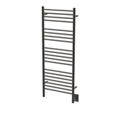 Amba Jeeves Model D Straight 12" Wide 20 Bar Hardwired Towel Warmer in Oil Rubbed Bronze - DSO-12