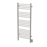 Amba Jeeves Model D Straight 12" Wide 20 Bar Hardwired Towel Warmer in Polished Stainless - DSP-12