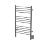 Amba Jeeves Model C Straight 24" Wide 13 Bar Hardwired Towel Warmer - Brushed - CSB-24