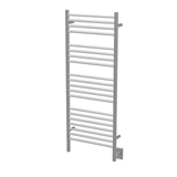 Amba Jeeves Model D Straight 16" Wide 20 Bar Hardwired Towel Warmer in Polished - DSP-16