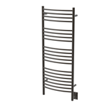 Amba Jeeves Model D Curved 24" Wide 20 Bar Hardwired Towel Warmer in Oil Rubbed Bronze - DCO-24
