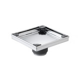 Flusso 6" Tile Insert Floor Drain with 2" Outlet in Chrome - 10.SQD.0606CP Flusso 6" Tile Insert Floor Drain with 2" Outlet in Chrome - 10.SQD.0606CP