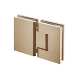 Flusso 180 Degrees Glass To Glass Shower Door Hinge in Brushed Bronze PVD - 10.GGH.5007BB
