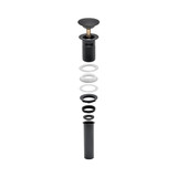 Oakland 1-1/2" X 7" Standard Push Style Pop-Up Drain with Overflow - KSPOP-05 Oakland 1-1/2" X 7" Standard Push Style Pop-Up Drain with Overflow - KSPOP-05
