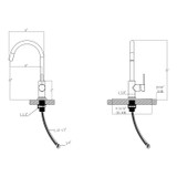 Oakland Single Handle High-Arc Kitchen Faucet In Polished Chrome - KSK1111C