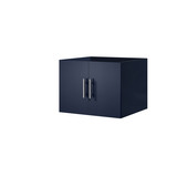 Lexora Geneva 24 in. W Navy Blue Wall Mount Bath Vanity Cabinet - LVG24SE000
