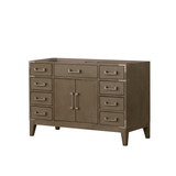 Lexora Laurel 48 inch W Grey Oak Vanity Cabinet - LVL48SR000