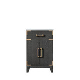 Lexora Laurel 20 inch W x 18 in D Black Oak Vanity Cabinet and Acrylic Top - LVL20SJ500