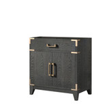 Lexora Laurel 30 inch W Black Oak Vanity Cabinet - LVL30SJ000