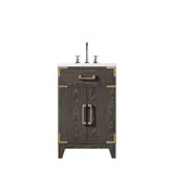 Lexora Laurel 20 inch W x 18 in D Brown Oak Vanity Cabinet, Acrylic Top, and Faucet Set - LVL20SK501