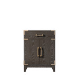 Lexora Laurel 24 inch W x 18 in D Brown Oak Vanity Cabinet - LVL24SK000