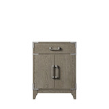 Lexora Laurel 24 inch W x 18 in D Grey Oak Vanity Cabinet - LVL24SR000