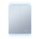Lexora Corsica 24 inch W x 30 in H Surface-Mount LED Mirror Medicine Cabinet with Defogger - LLMCCO2430