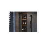 Lexora Aurorium 32 in. W x 24 in. H LED Bathroom Vanity Cabinet Mirror - LLMAU3224