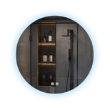 Lexora Nordica 80 cm. Diamter Circular LED Bathroom Vanity Cabinet Mirror - LLMNO800
