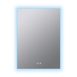 Lexora Vellum 24 in. W x 28 in. H LED Bathroom Vanity Cabinet Mirror - LLMVE2428
