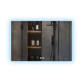 Lexora Vellum 40 in. W x 28 in. H LED Bathroom Vanity Cabinet Mirror - LLMVE4028