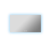 Lexora Vellum 60 in. W x 36 in. H LED Bathroom Vanity Cabinet Mirror - LLMVE6036