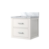 Lexora Castor 20 inch W x 18 in D White Single Bath Wall Hung Vanity Cabinet and Acrylic Top - LVC20SA500