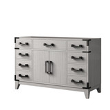 Lexora Laurel 48 inch W White Oak Vanity Cabinet - LVL48SM000