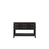 Lexora Norwalk 48 inch W Black Oak Vanity Cabinet - LVN48SJ000