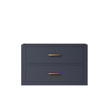 Lexora Castor 30 inch W Blue Single Bath Wall Hung Vanity Cabinet - LVC30SE000