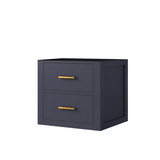 Lexora Castor 20 inch W x 18 in D Blue Single Bath Wall Hung Vanity Cabinet - LVC20SE000