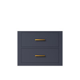 Lexora Castor 24 inch W x 18 in D Blue Single Bath Wall Hung Vanity Cabinet - LVC24SE000