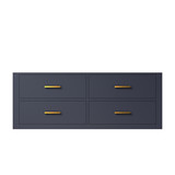 Lexora Castor 48 inch W Blue Single Bath Wall Hung Vanity Cabinet - LVC48SE000